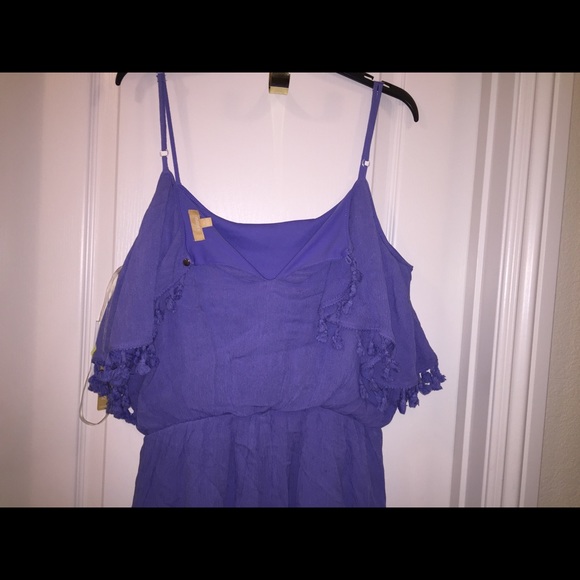 NEW PERIWINKLE ROMPER - Picture 3 of 4